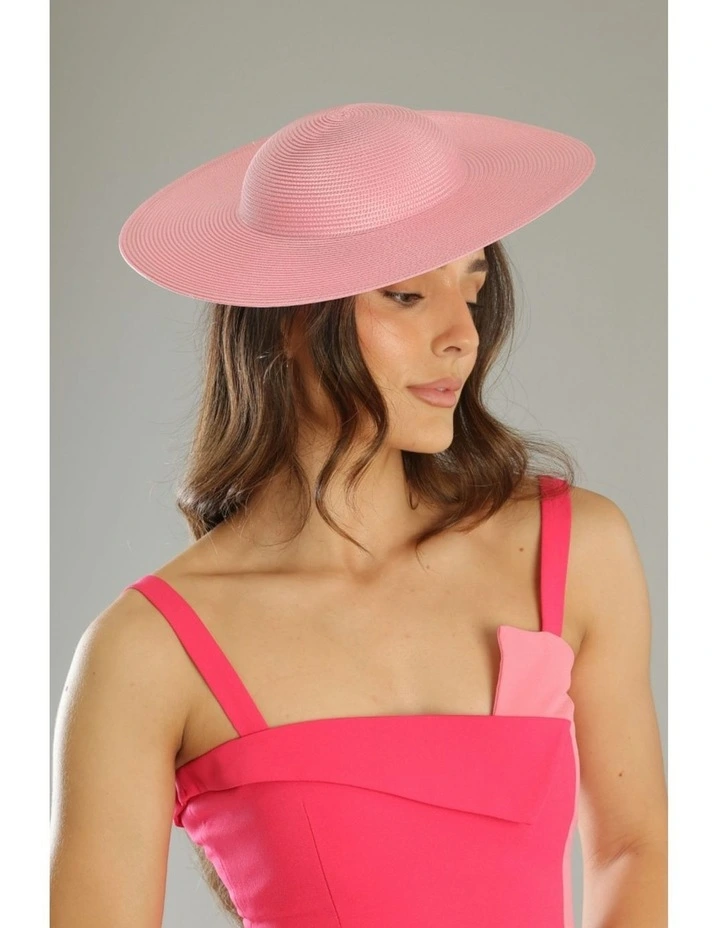 Mini Mona Racewear Plate Hat in Candy Pink image 1