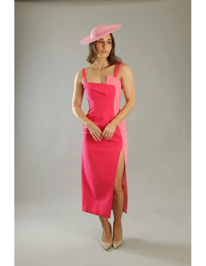 Mini Mona Racewear Plate Hat in Candy Pink image 3