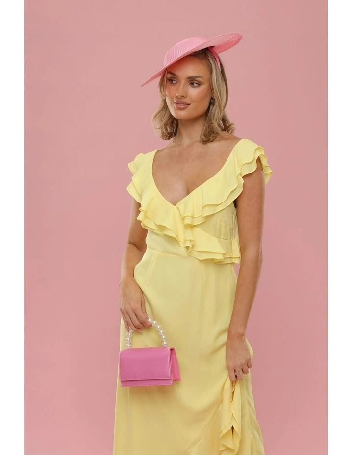 Mini Mona Racewear Plate Hat in Candy Pink image 3