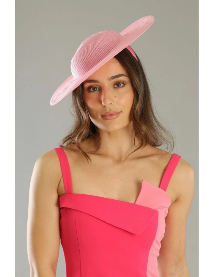 Mini Mona Racewear Plate Hat in Candy Pink image 5