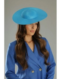 Mini Mona Racewear Plate Hat in Ocean Blue