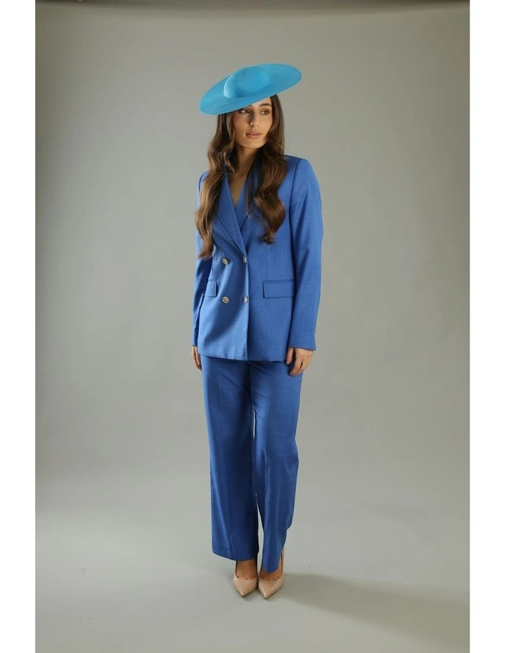 Mini Mona Racewear Plate Hat in Ocean Blue image 3