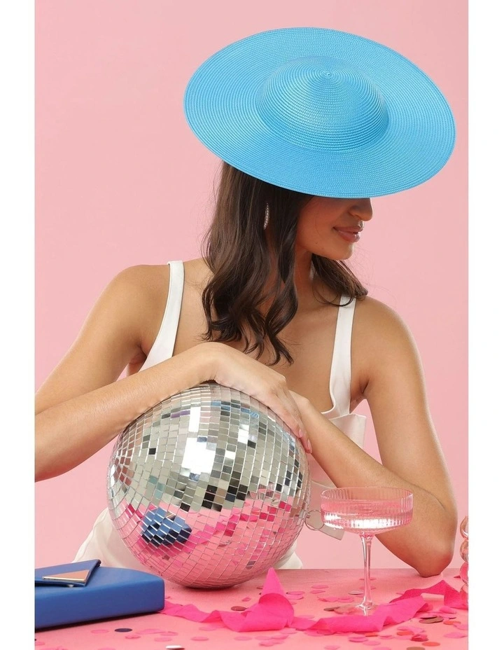 Mini Mona Racewear Plate Hat in Ocean Blue image 3