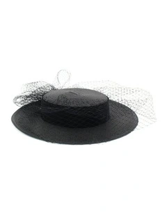 Danika Racewear Boater in Black