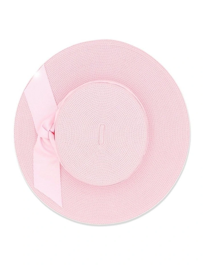 Clarke Racewear Boater in Candy Pink image 4