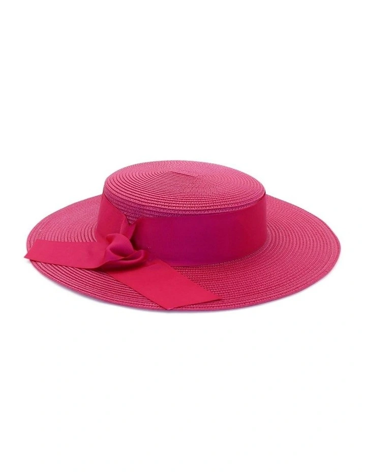 Clarke Boater in Hot Pink image 1