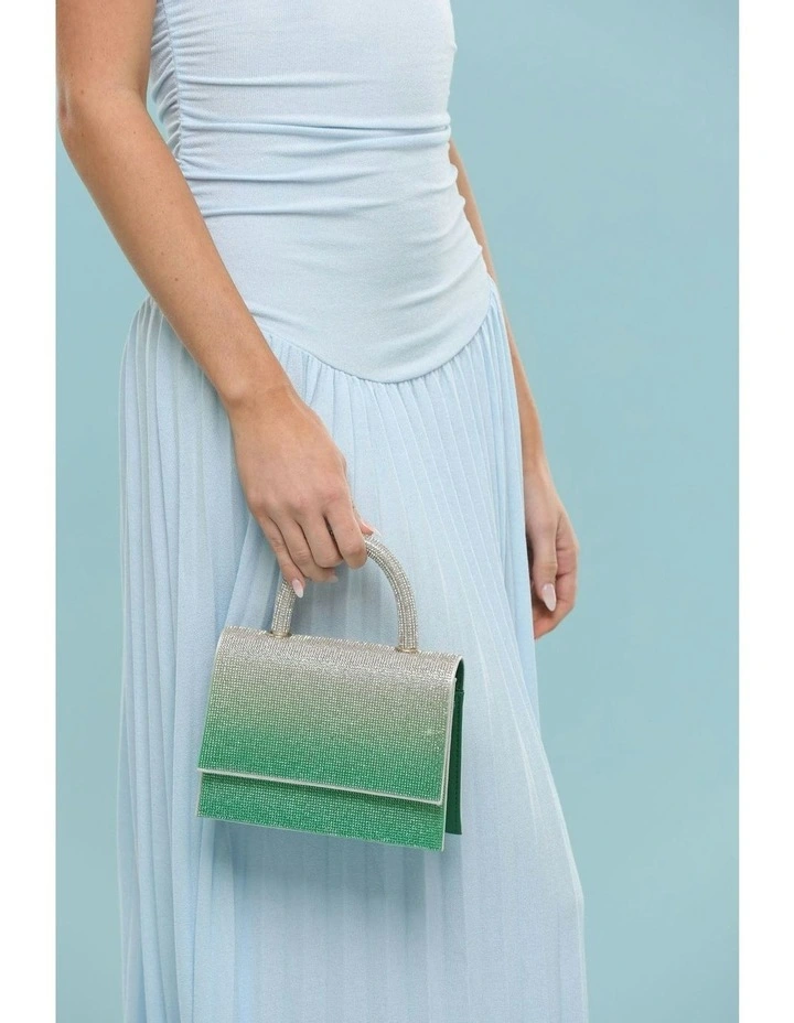Odette Top Handle Bag in Green image 4