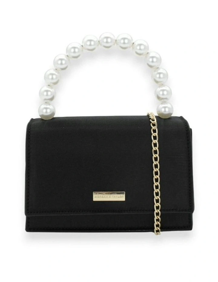 Melanie Top Handle Bag in Black image 3