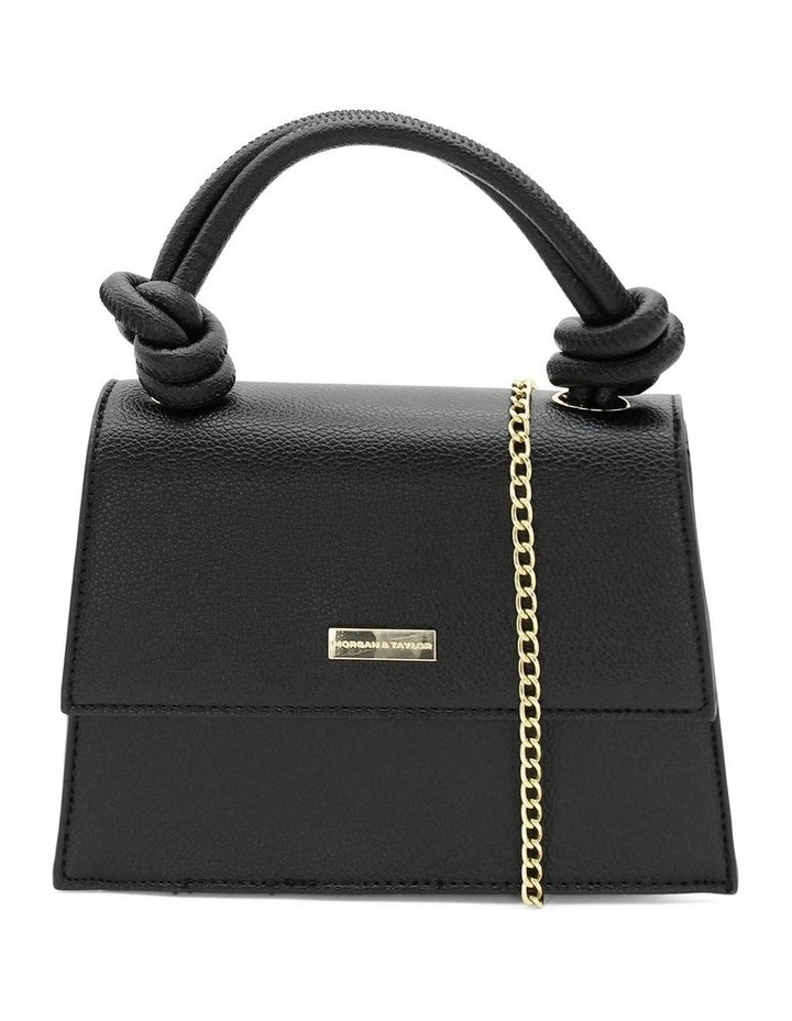 Naomi Top Handle Bag in Black image 2