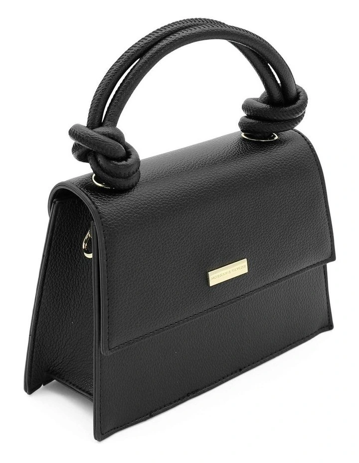 Naomi Top Handle Bag in Black image 3