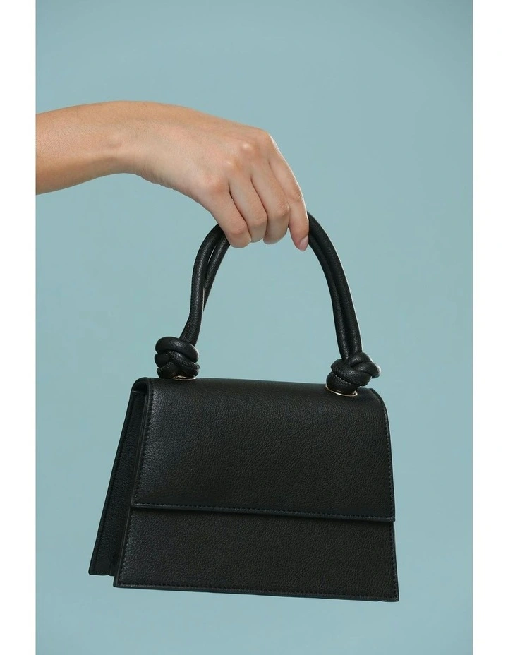 Naomi Top Handle Bag in Black image 3