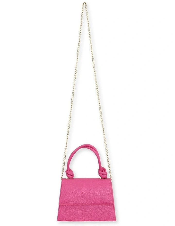 Naomi Top Handle Bag in Hot Pink image 6