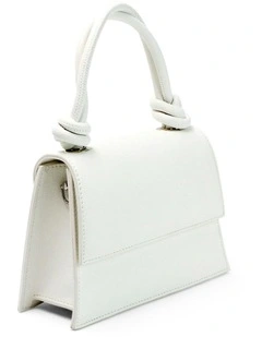 Naomi Top Handle Bag in White