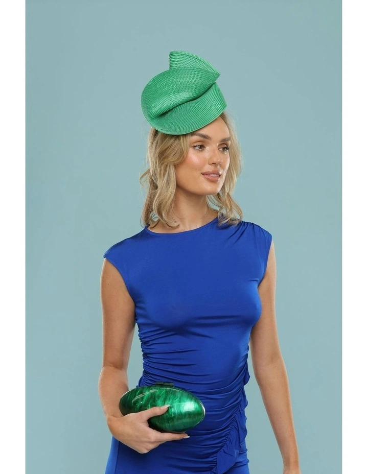 Phoebe Clutch in Emerald Green image 4