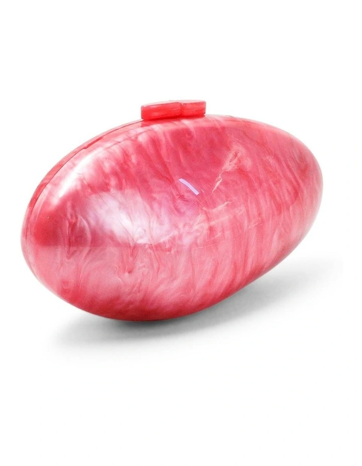 Phoebe Clutch in Hot Pink image 1