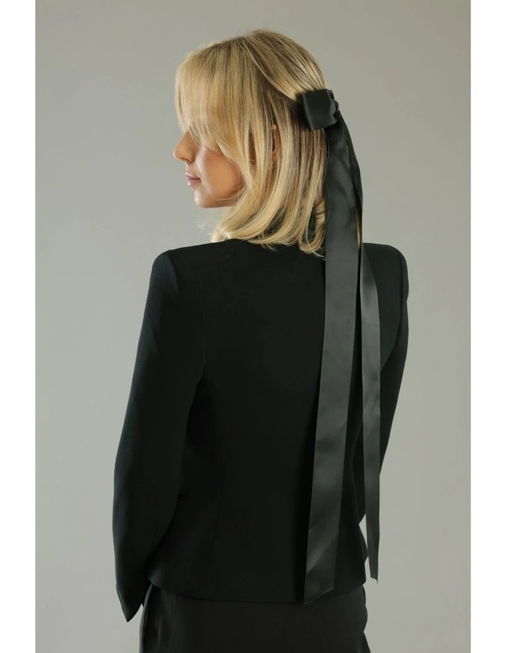 Lala Hair Bow in Black image 3