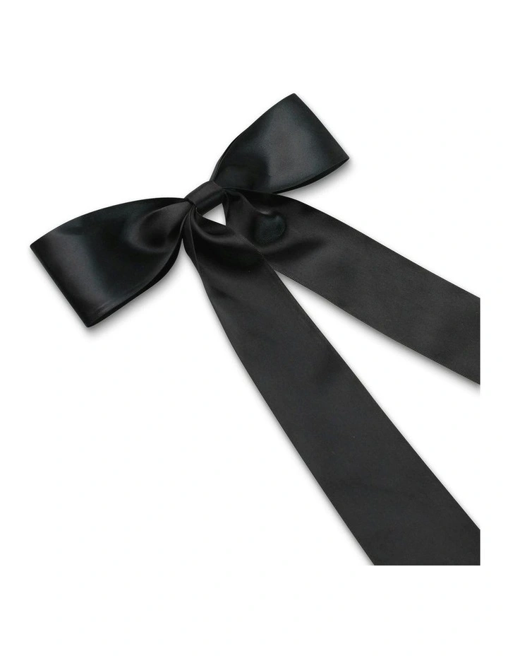 Lala Hair Bow in Black image 5