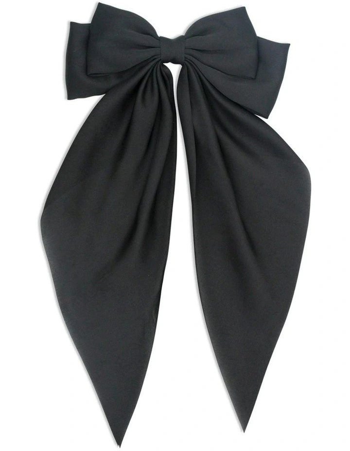 Cara Hair Bow in Black image 1