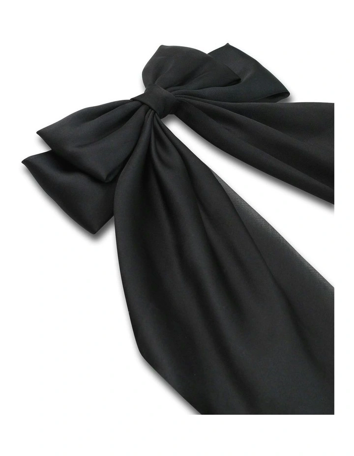 Cara Hair Bow in Black image 1