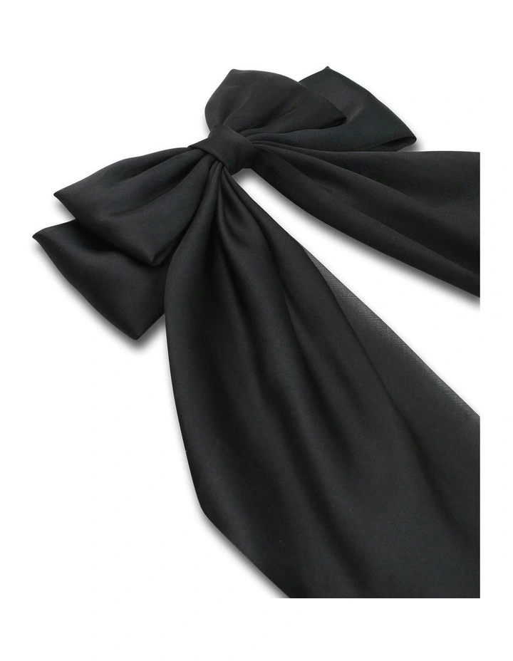 Cara Hair Bow in Black image 3