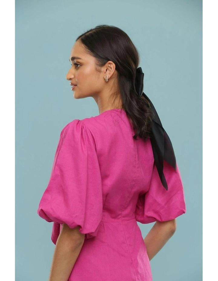 Cara Hair Bow in Black image 6