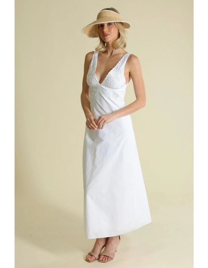 Tabitha Visor in Natural/White image 1