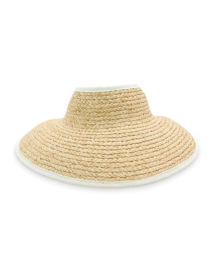 Tabitha Visor in Natural/White image 2