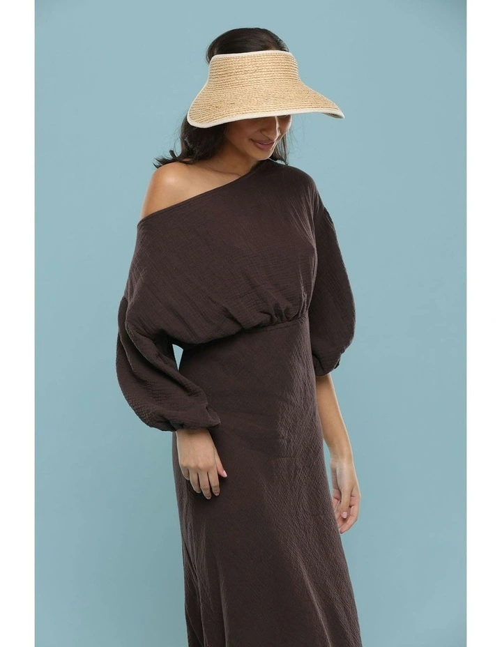 Tabitha Visor in Natural/White image 6