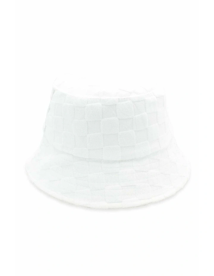 Daniela Bucket Hat in White image 1