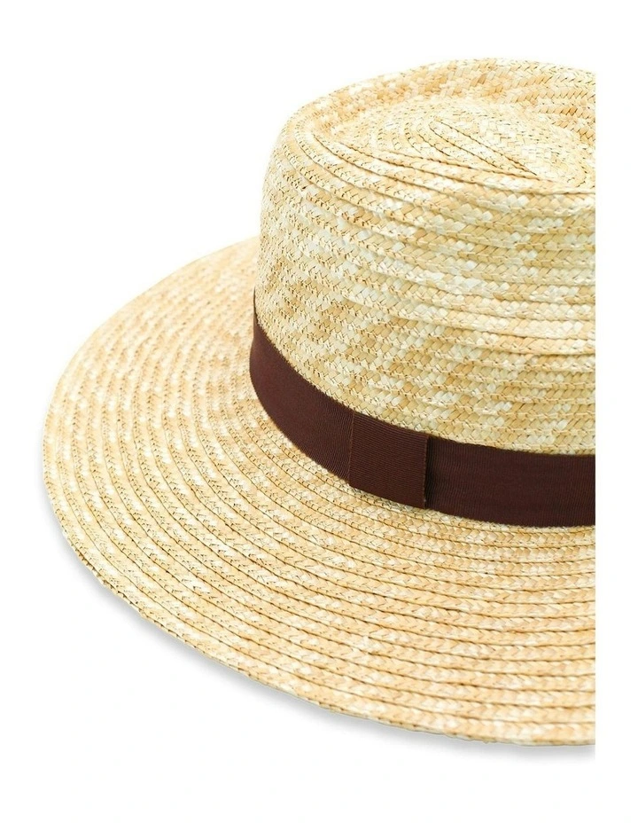 Dion Fedora Hat in Brown image 3