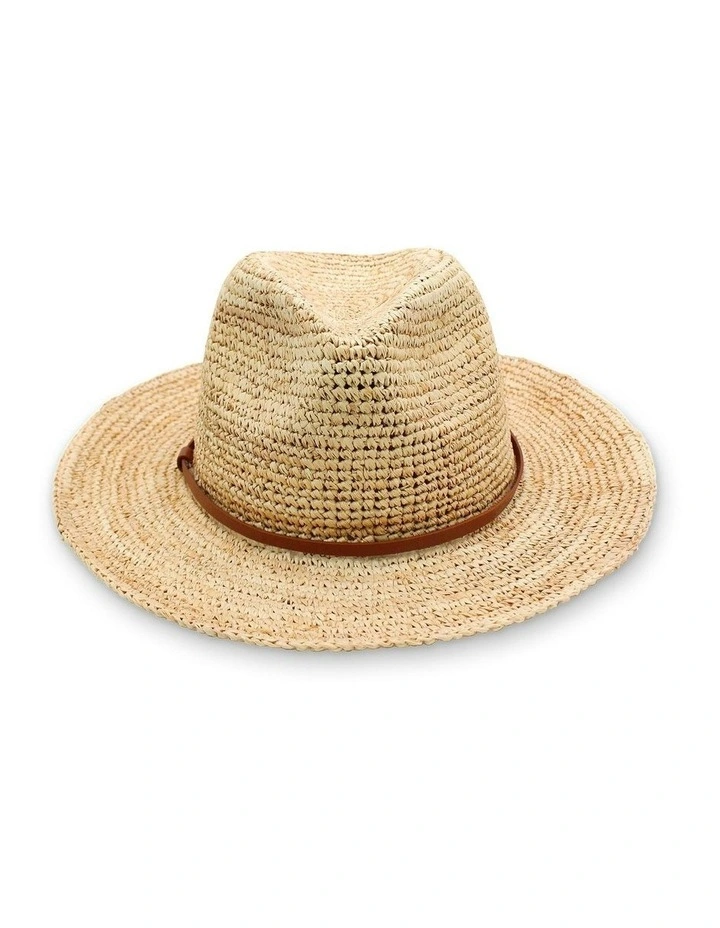 Adeline Fedora Hat in Tan image 2