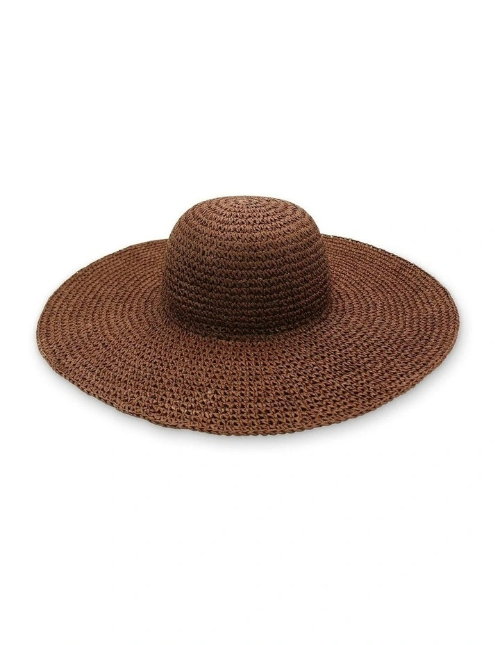 Sabrina Floppy Hat in Brown image 1