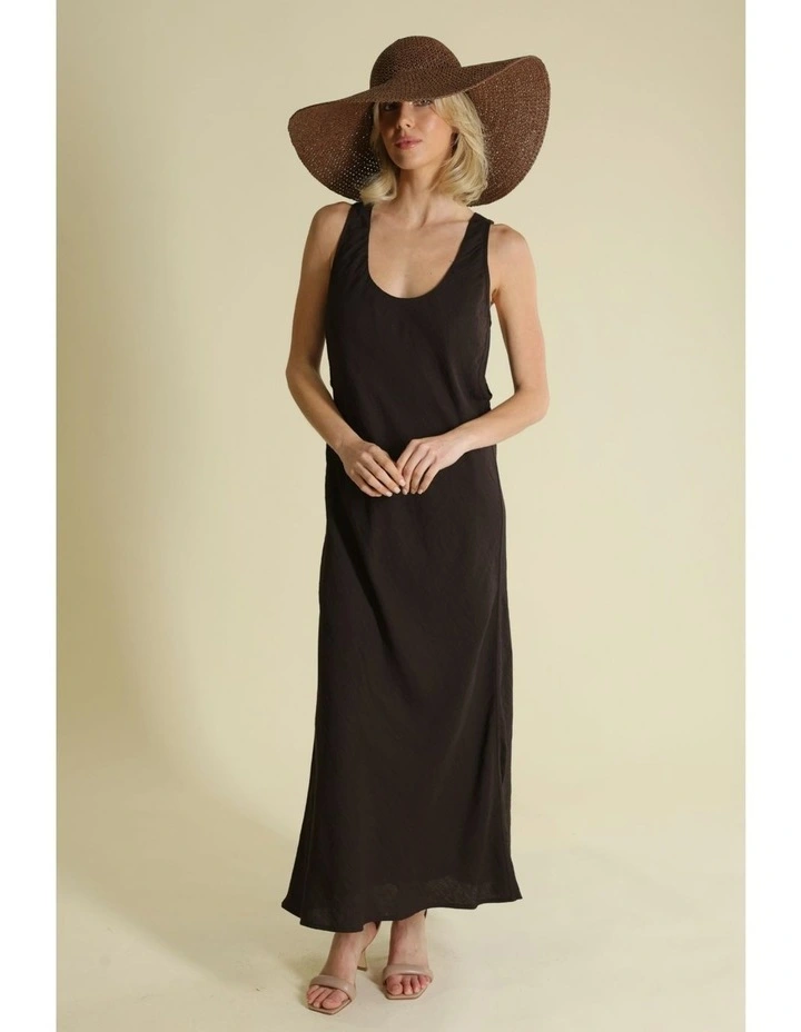 Sabrina Floppy Hat in Brown image 3