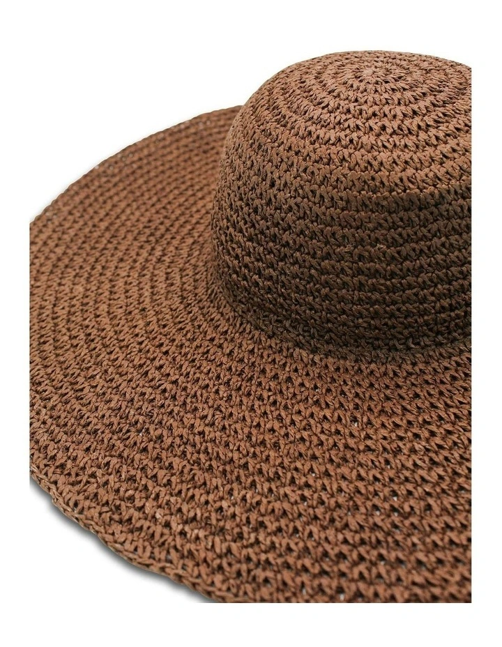 Sabrina Floppy Hat in Brown image 3