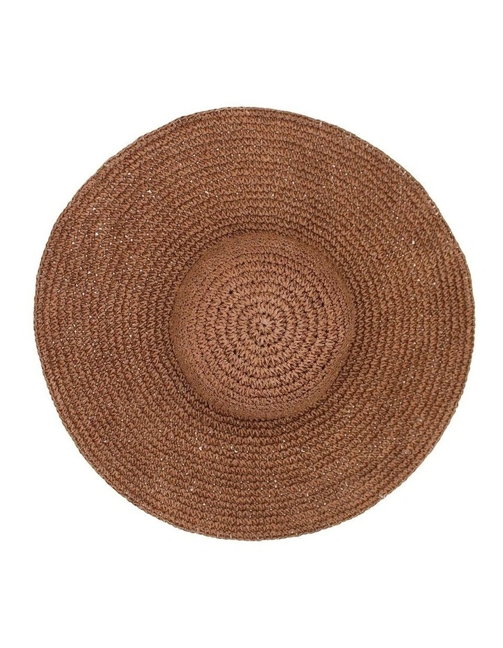 Sabrina Floppy Hat in Brown image 3