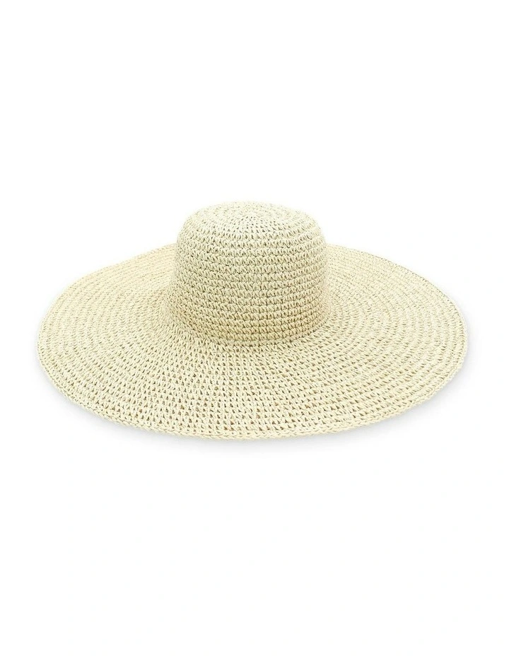 Sabrina Floppy Hat in Natural image 1