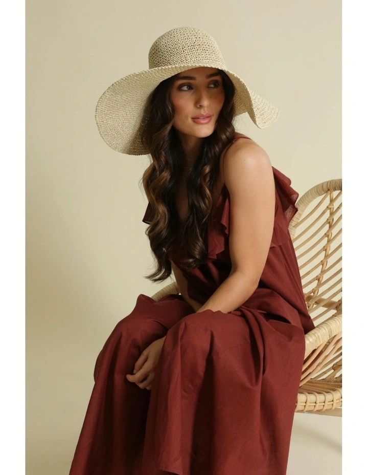 Sabrina Floppy Hat in Natural image 2