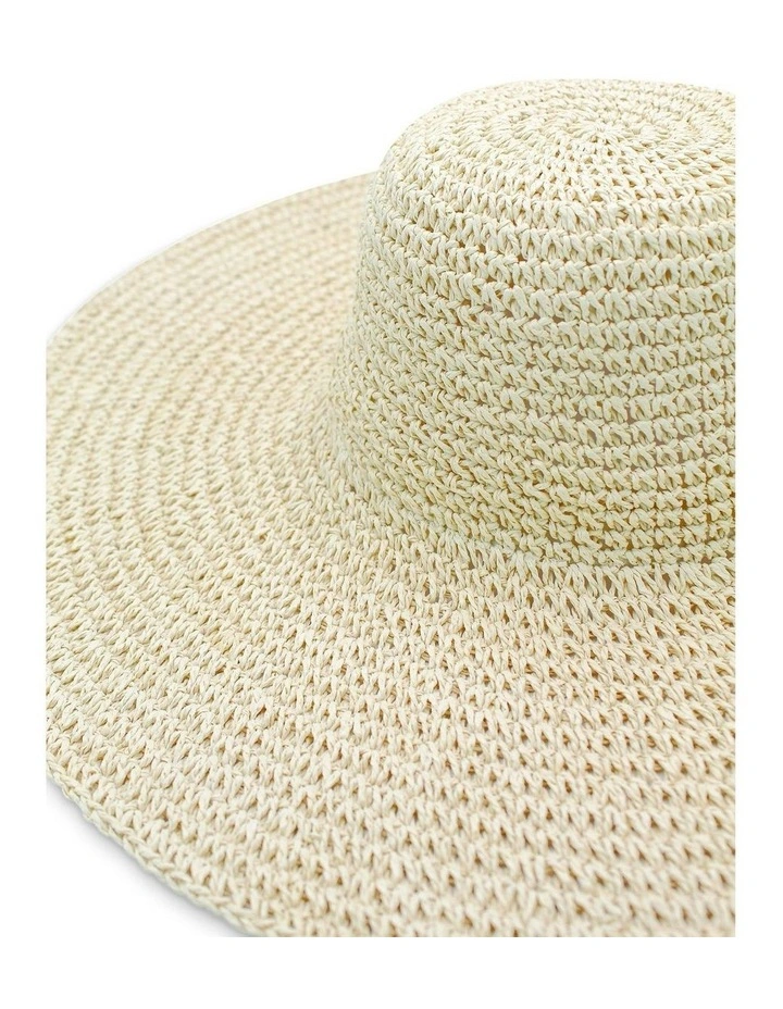 Sabrina Floppy Hat in Natural image 3
