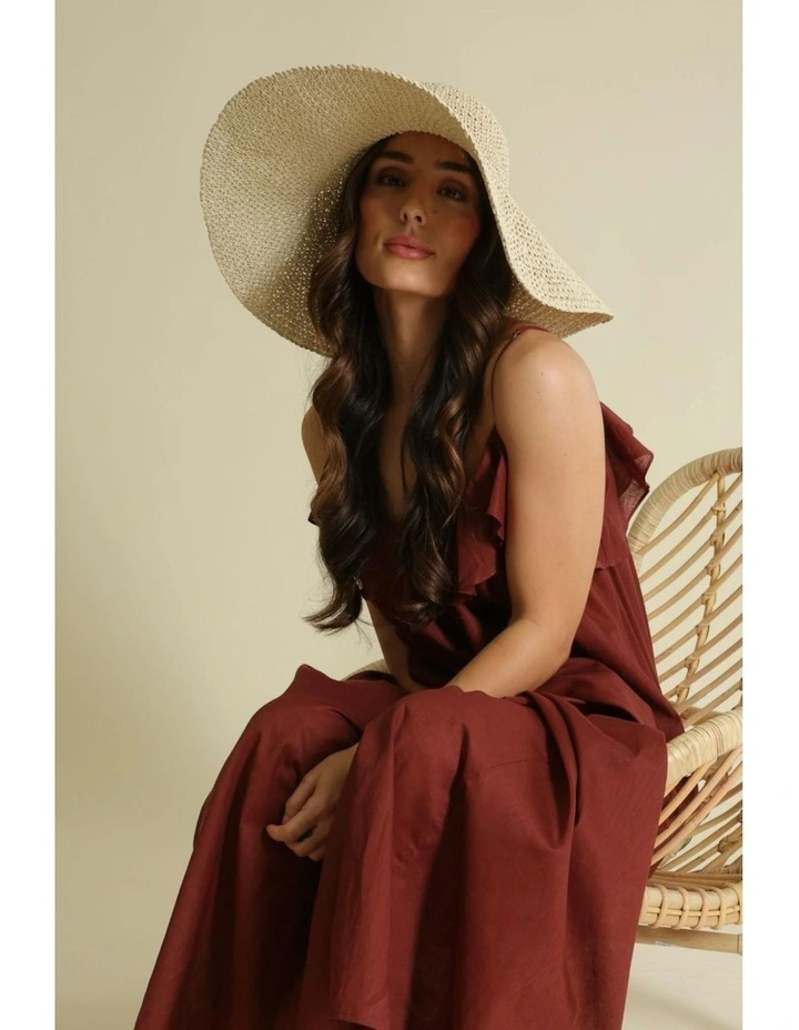 Sabrina Floppy Hat in Natural image 4