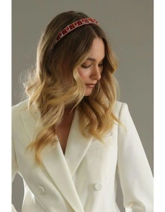 Sabine Headband in Red