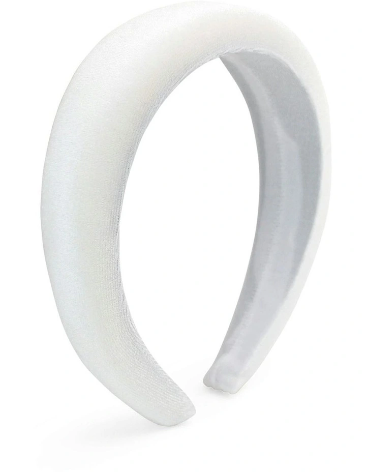 Leslie Headband in White image 2