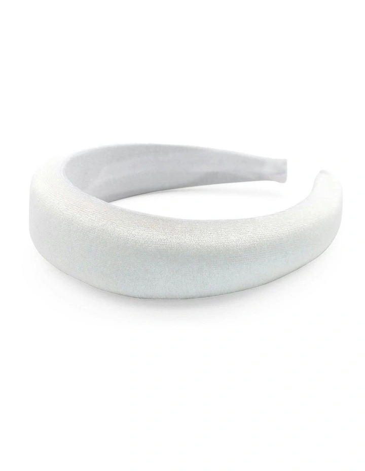 Leslie Headband in White image 3