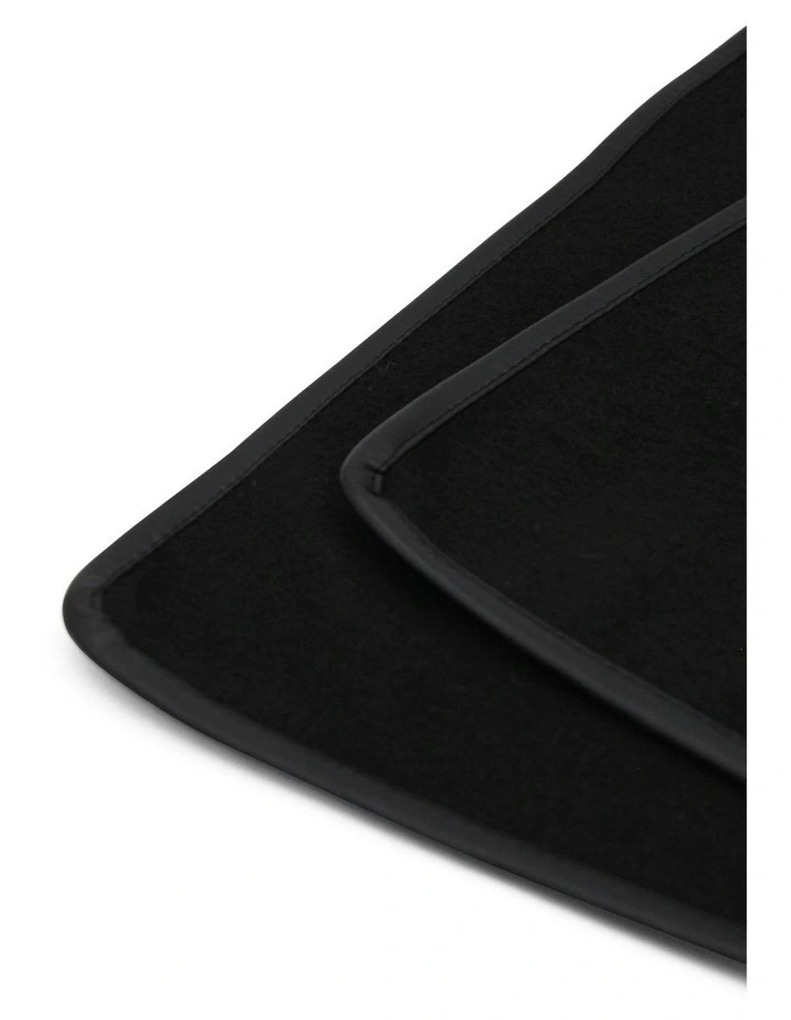 Jane Bias-Edged Poncho in Black image 7