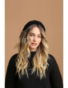 Fable Teddy Headband in Black