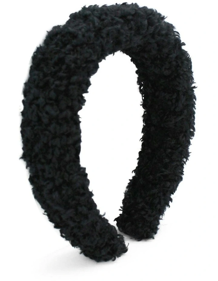 Fable Teddy Headband in Black image 1