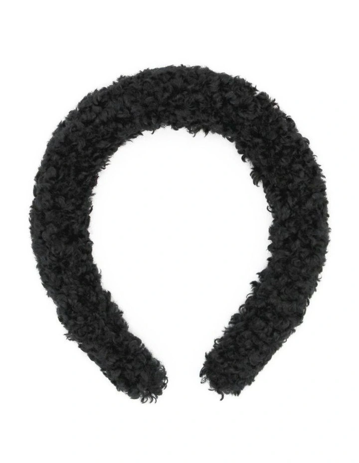Fable Teddy Headband in Black image 3