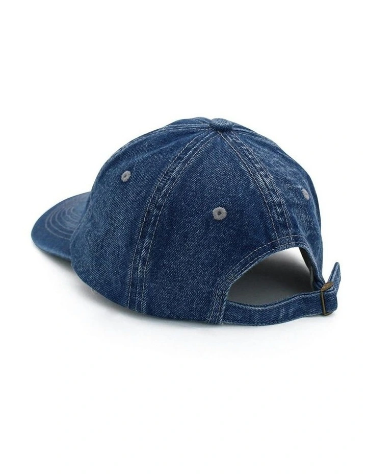 Rya Denim Cap in Blue image 6