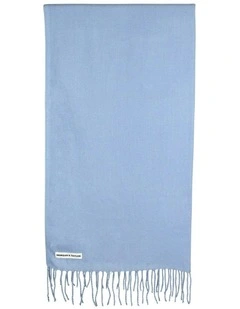 Casey Woven Scarf in Blue