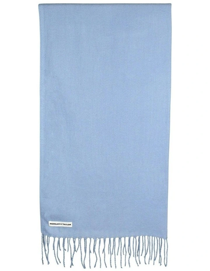 Casey Woven Scarf in Blue image 1