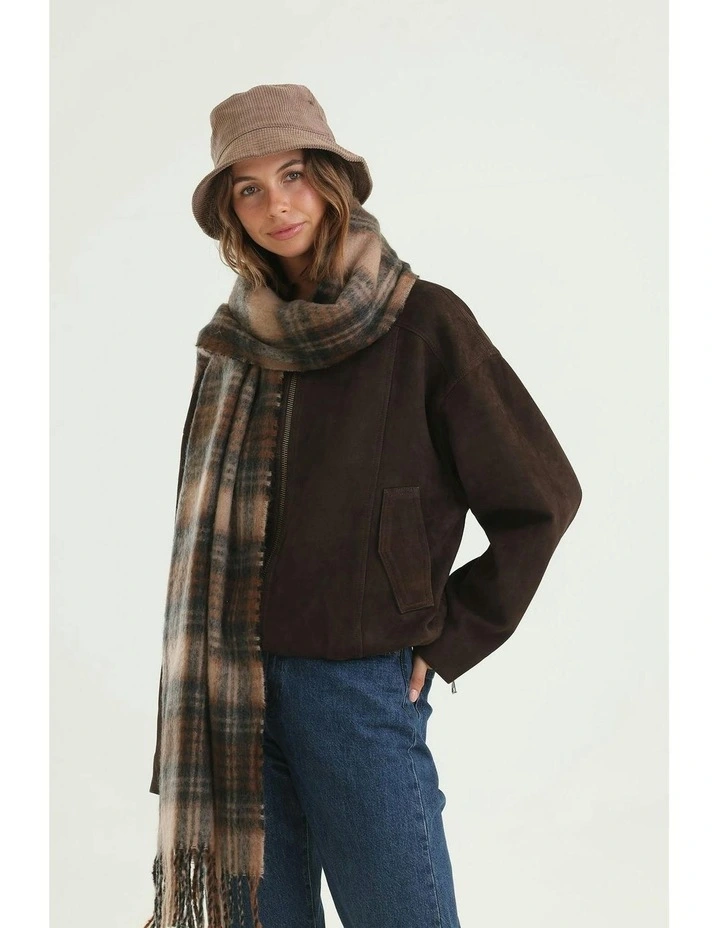 Dallas Cord Bucket Hat in Brown image 3